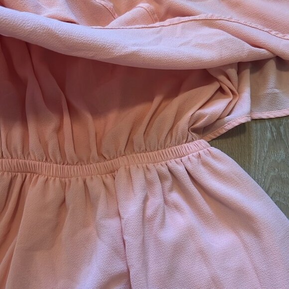 SHOW ME YOUR MUMU Pink Mini Off The Shoulder Dress Small - Picture 7 of 7